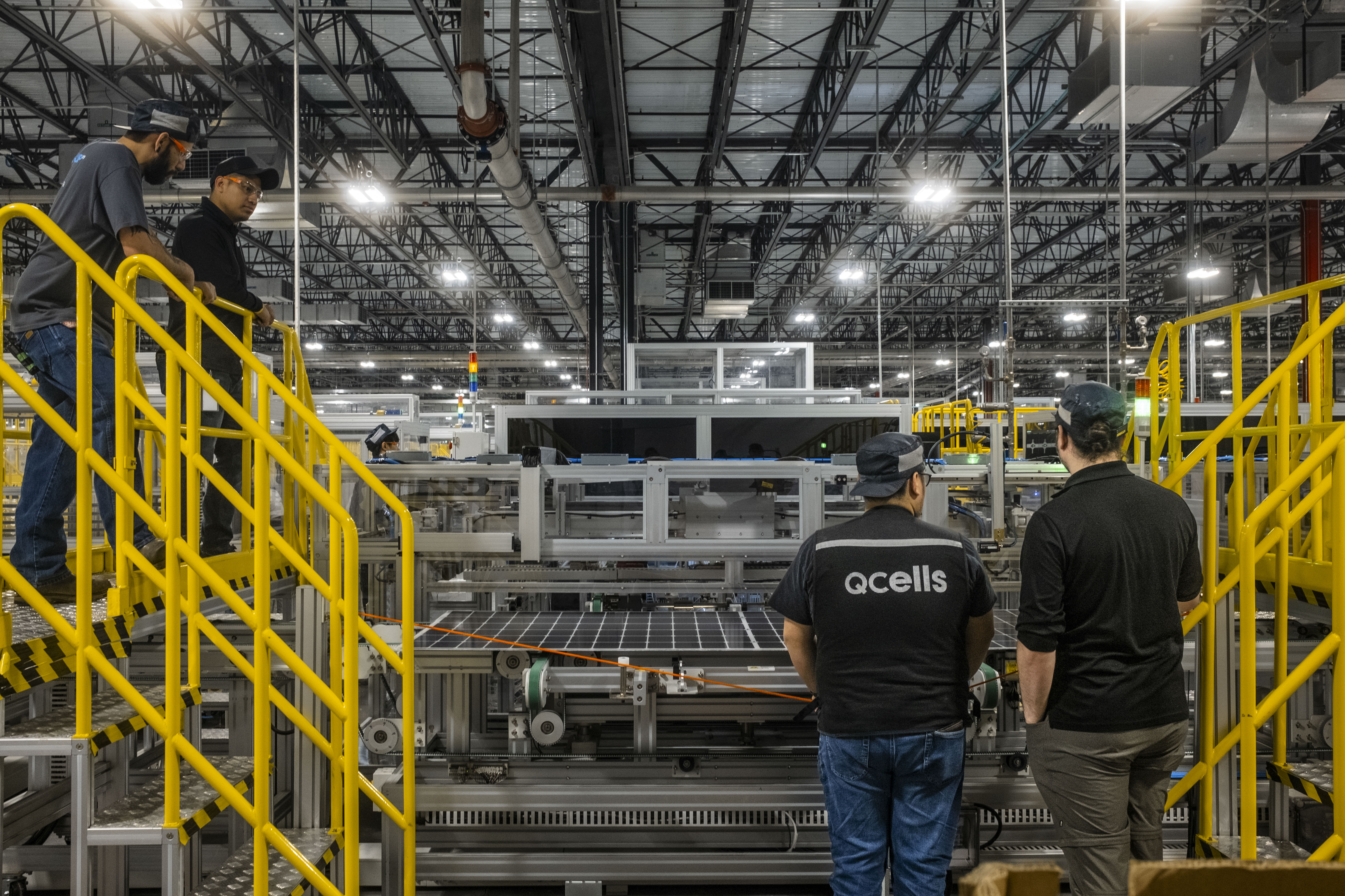The QCells Plant in Dalton, Georgia. The QCells Plant in Dalton, Georgia.