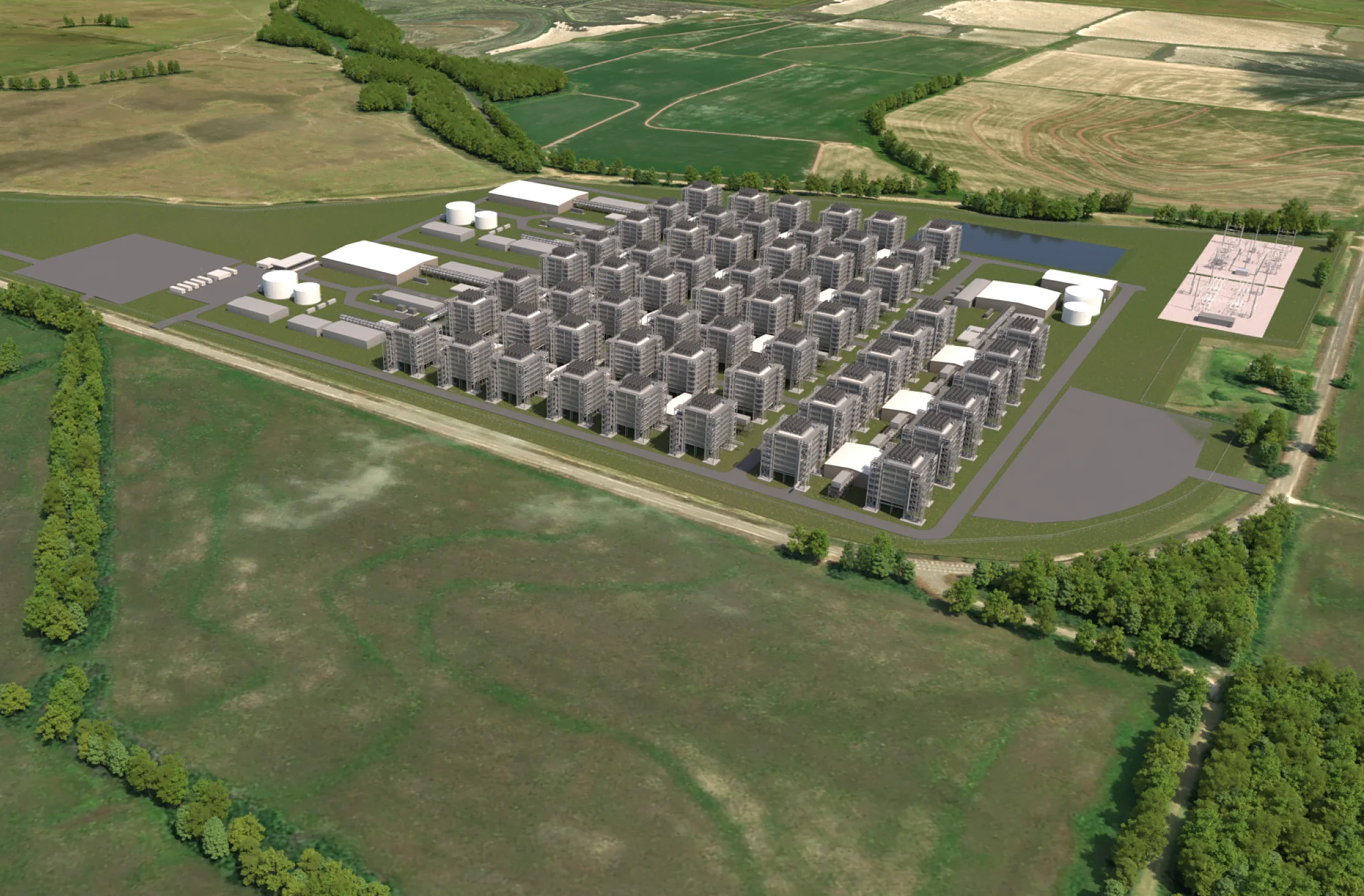Conceptual rendering for Project Cypress Southwest in Calcasieu Parish, La. Conceptual rendering for Project Cypress Southwest in Calcasieu Parish, La.
